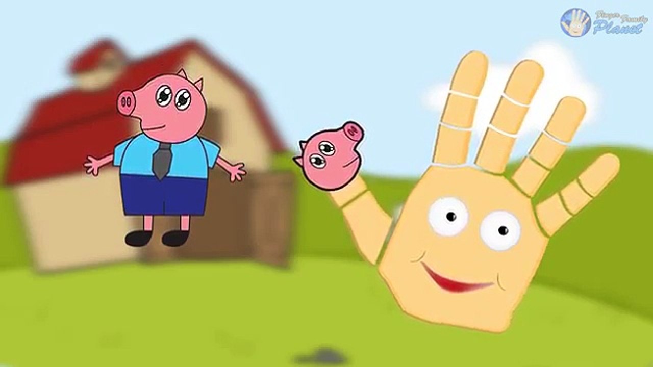 POPPY PIG Finger Family Nursery Rhyme | Finger Family Planet