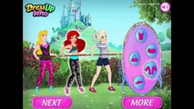 Disney Princess Elsa Ariel and Aurora Vs Maleficent Cruella and Ursula Tug Of War Dress Up