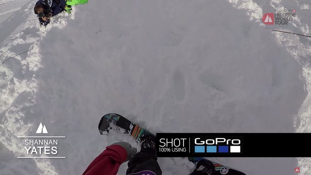 GoPro run Shannan Yates - Fieberbrunn FWT17 - Swatch Freeride World Tour 2017