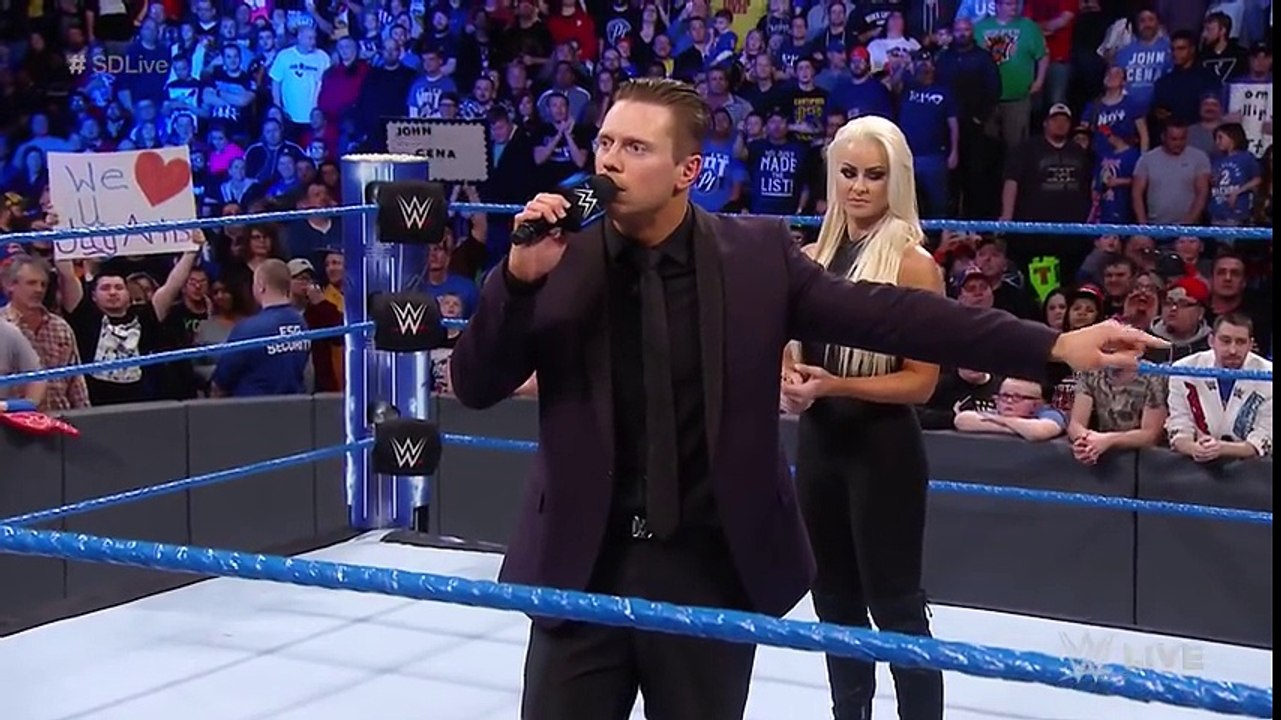 John Cena & Nikki Bella vs. James Ellsworth & Carmella- SmackDown LIVE, March 7, 2017