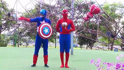 #Congelado Elsa Anna Spiderman Celoso/w Superman amor Elsa Anna Blanco de la Nieve en la vida real