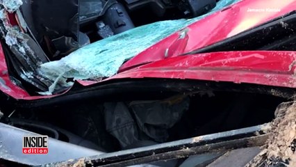 Après avoir frôlé la mort sur la route, il demande sa copine en mariage de manière très touchante