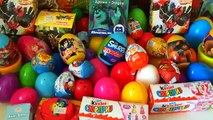 Киндер Сюрпризы.Unboxing Kinder Surprise eggs Трансформеры,Angry Birds,Маша и Медведь,Дисн