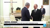 Russia: Israeli PM Benjamin Netanyahu visits Moscow for talks with Vladimir Putin