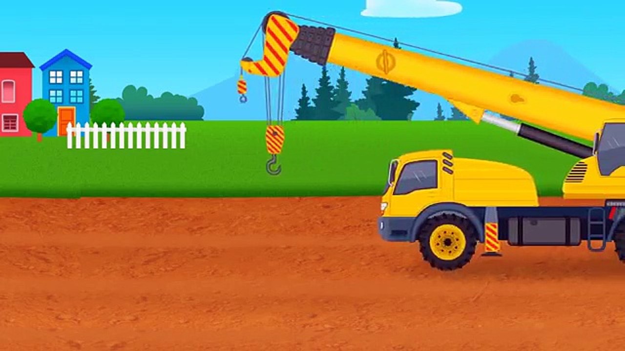 Learning Construction Vehicles for Kids - Construction Equipment Bulldozers Dump Trucks Excavators