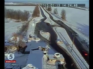 Відео обстрілу терористами блокпосту сил АТО біля Волновахи (13.01.2015)