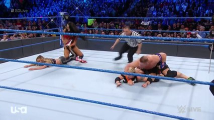 James Ellsworth and Carmella vs. John Cena and Nikki Bella