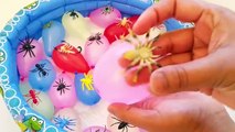 Новая семья палец песня с насекомыми влажные Воздушные Шары цвета выучить детские стишки песни для б