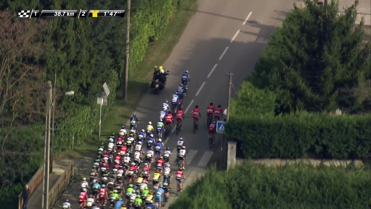La FDJ mène la chasse / FDJ leading the chase - Étape 5 (Quincié-en-Beaujolais / Bourg-de-Péage) - Paris-Nice 2017