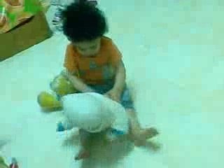 A Little Girl Fights her Doll