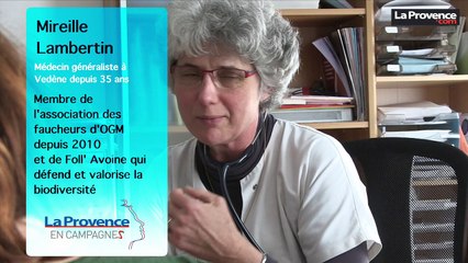 Environnement : à Vedène, Mireille milite pour "une biodiversité sans OGM ni brevet"