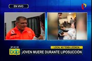 Clínica no tenía licencia: joven muere durante liposucción