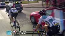 Crevaison de Gallopin qui réintègre le peloton - Étape 5 (Quincié-en-Beaujolais / Bourg-de-Péage) - Paris-Nice 2017