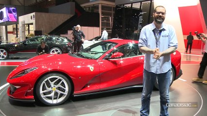 Ferrari 812 Superfast : c'est marqué dessus - en direct du Salon de Genève 2017
