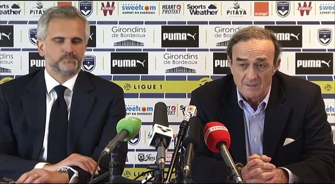 La conférence de presse de Jean-Louis Triaud et Stéphane Martin