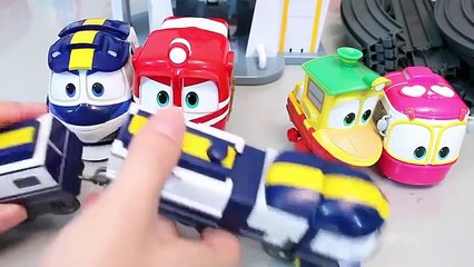 Robot de tren de Alpine en tren de ferrocarril Thomas and friends Polly Tayo pororo Robot de juguete Tren thomas y sus amigos de Juguete