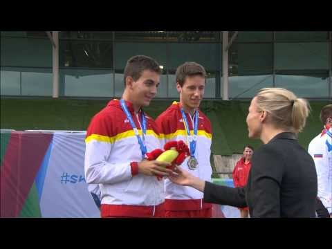 Men's 200m T11 | Victory Ceremony | 2014 IPC Athletics European Championships Swansea
