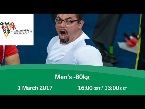 Men's -80 kg | FAZZA World Para Powerlifting World Cup