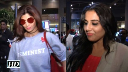 Airport Diaries: Shilpa Shetty and Vidya Balan spotted