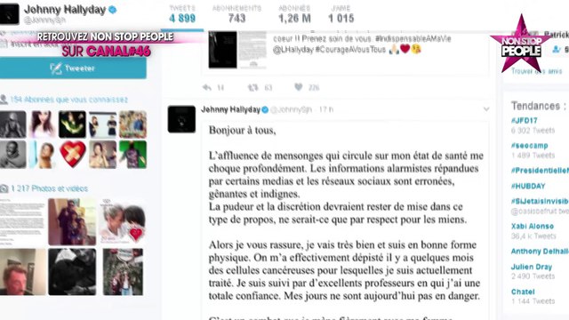 Johnny Hallyday atteint d’un cancer, Laura Smet et Nathalie Baye à ses côtés (vidéo)