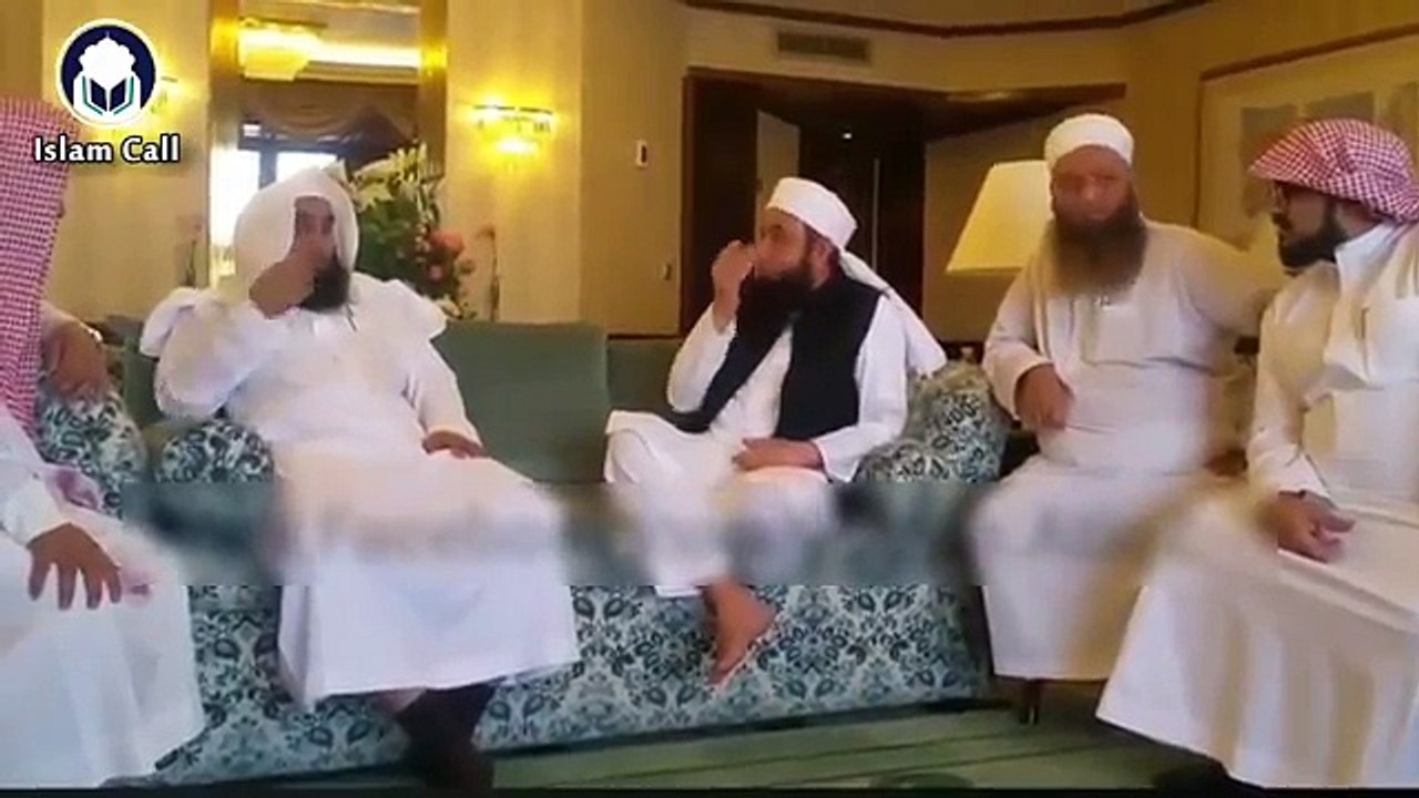 Maulana Tariq Jameel meeting with Famous Arab Scholar - مولانا طارق جمیل کی عرب شیخ سے ملاقات