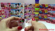 Play Doh Mickey and Minnie Mouse Kinder Surprise Disney Princess Eggs by Disney Cars Toy C