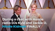 Nicole Kidman finally explains her bizarre clapping technique at the Oscars