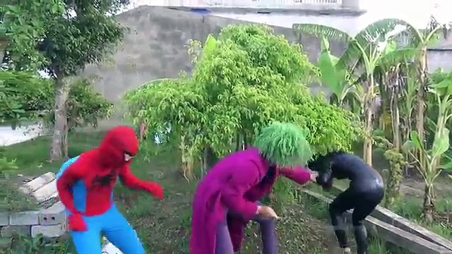 Frozen Elsa vs Spiderman At School Joker Pranks & Catwomen Superheroes classes in real lif