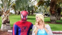 Человек-паук против зомби заклинание пиццу Вт Олаф замороженные Эльза против Джокера Русалка, супергерой удовольствие