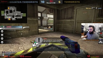 CSGO: fallen ridiculous 1v4