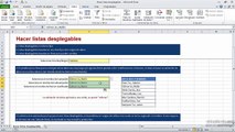 16 Hacer listas desplegables en Excel 0451