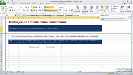 17 Mensajes de entrada como comentarios 0160
