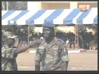 Installation du chefs de corps de la 2e région militaire et du 2e bataillon d'infanterie