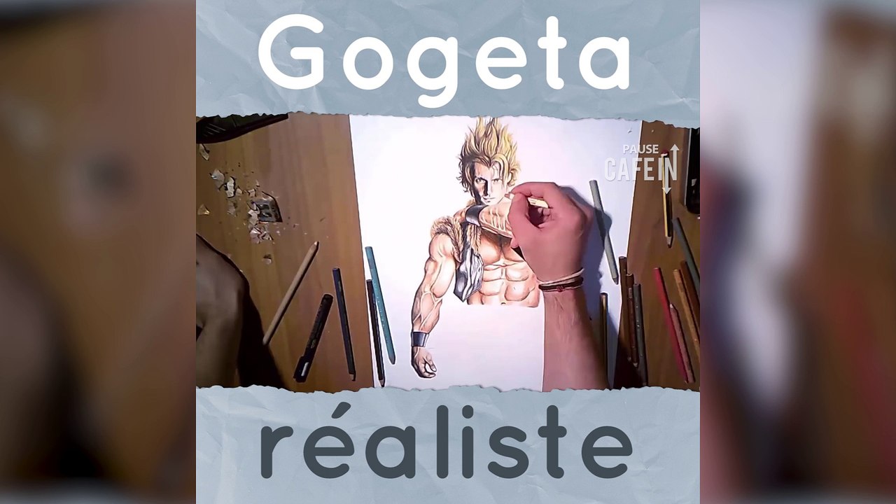 Gogeta de Dragon Ball, version réaliste