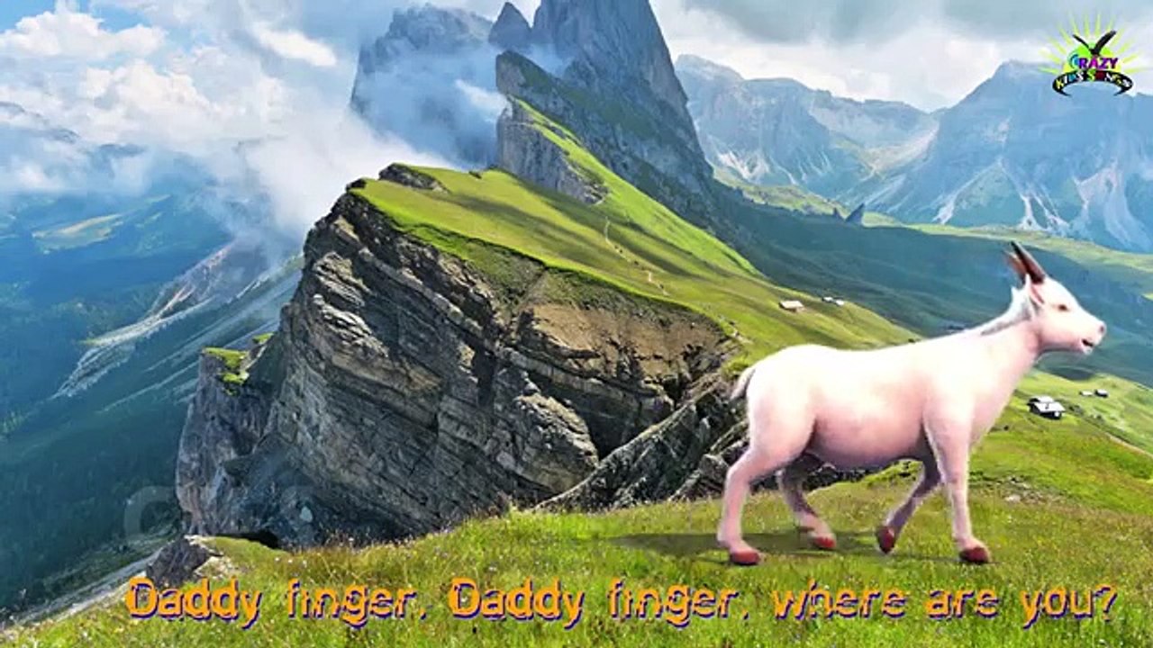 Finger Family Cartoon Animation 3D Rhymes: Tiger Gummy Bear Cows & many more Animals