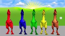 COLOURS DINOSAURS Learn Colours Songs Collection | Dinosaurs Dancing Cartoon Kids Funny Movies