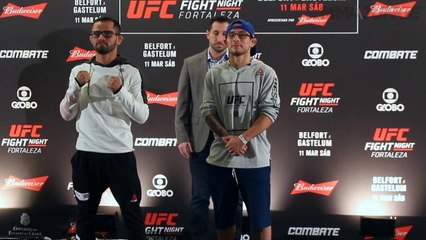 UFC Fight Night 106 media day face-offs: Vitor Belfort will definitely be the bigger man on Saturday