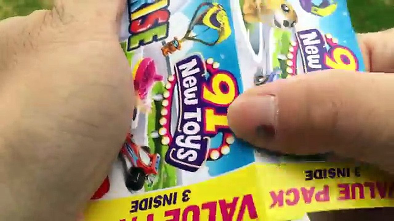 Open 6 Kinder Surprise Eggs