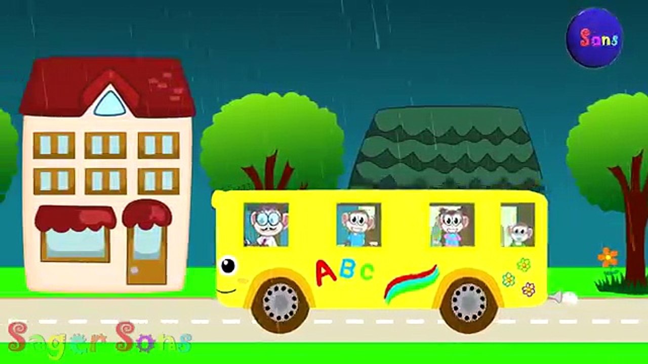 Wheels On The Bus Go Round And Round | Nursery Rhyme And Kids Songs