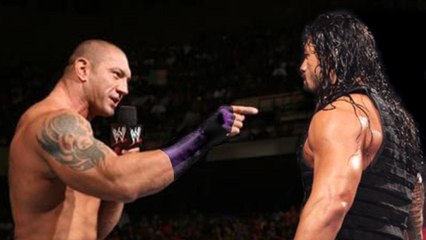 Roman Reigns vs Batista  full match  480p