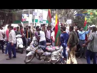 Karnataka Bandh: Jaya Karnataka outfit protest Jayanagar