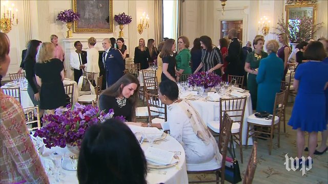 Melania Trump hosts International Women's Day luncheon