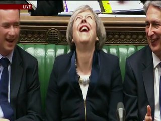 Theresa May's 'terrifying' laugh caught on camera during PMQs _ London Evening Standard.1