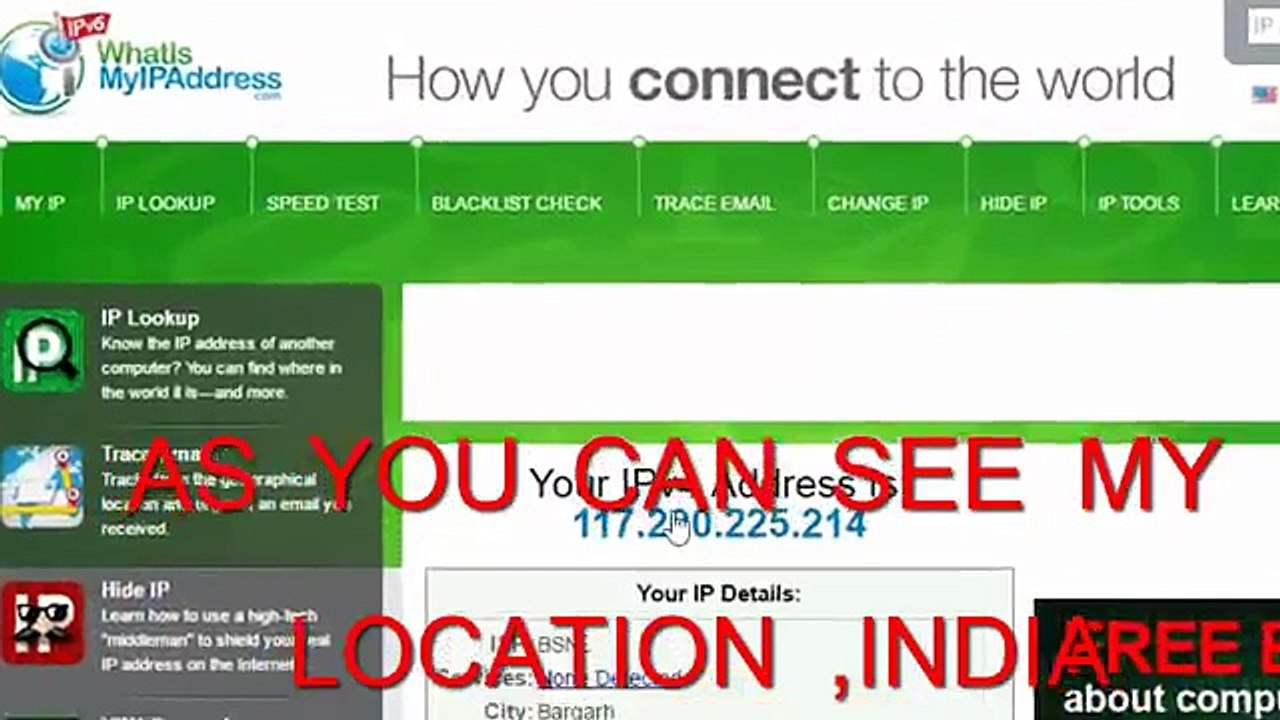 Change Ip Address Without any Software TUTORIAL