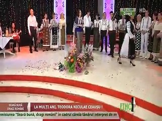 Daniela Ion - Am o fata, numai una (Seara buna, dragi romani! - ETNO TV - 27.-2.2014)