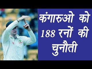 India Vs Australia 2nd Test : Virat Kohli's Team all out for 274, set 188 target|  वनइंडिया हिंदी
