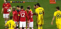 Zlatan Ibrahimovic Gets Injured - FC Rostov vs Manchester United - Europa League - 09/03/2017