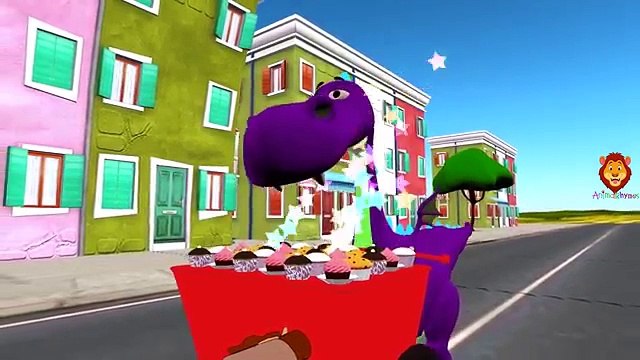 Cartoon Little Dinosaurs Finger Family Rhymes | Dinosaurs Ringa Ringa Roses And More Nursery Rhymes