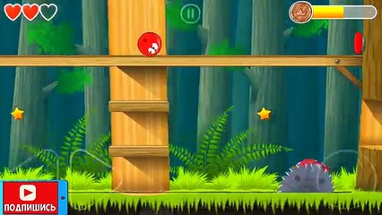 Red Ball - КРАСНЫЙ ШАРИК #4 - мультик игра для детей.Смотреть мультфильм про ШАРА на русск