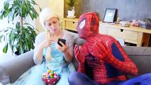 Bloody FROZEN ELSA Superhero Prank Goes Wrong | Superheroes in Real Life Play Doh Stop Mot